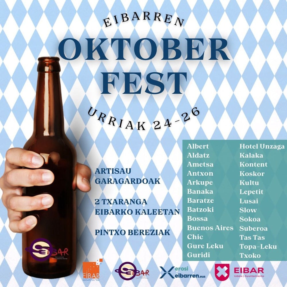 Cartel Oktober Fest de Eibar del 2024