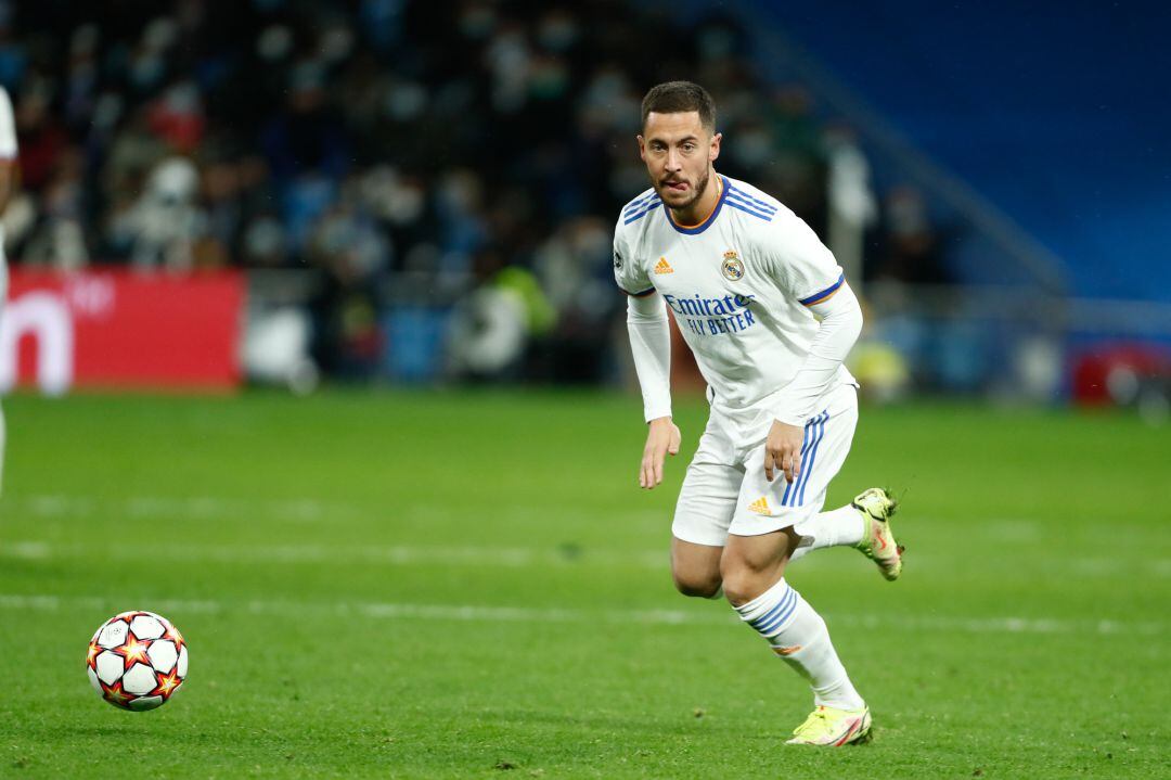 Eden Hazard, en un partido con el Real Madrid