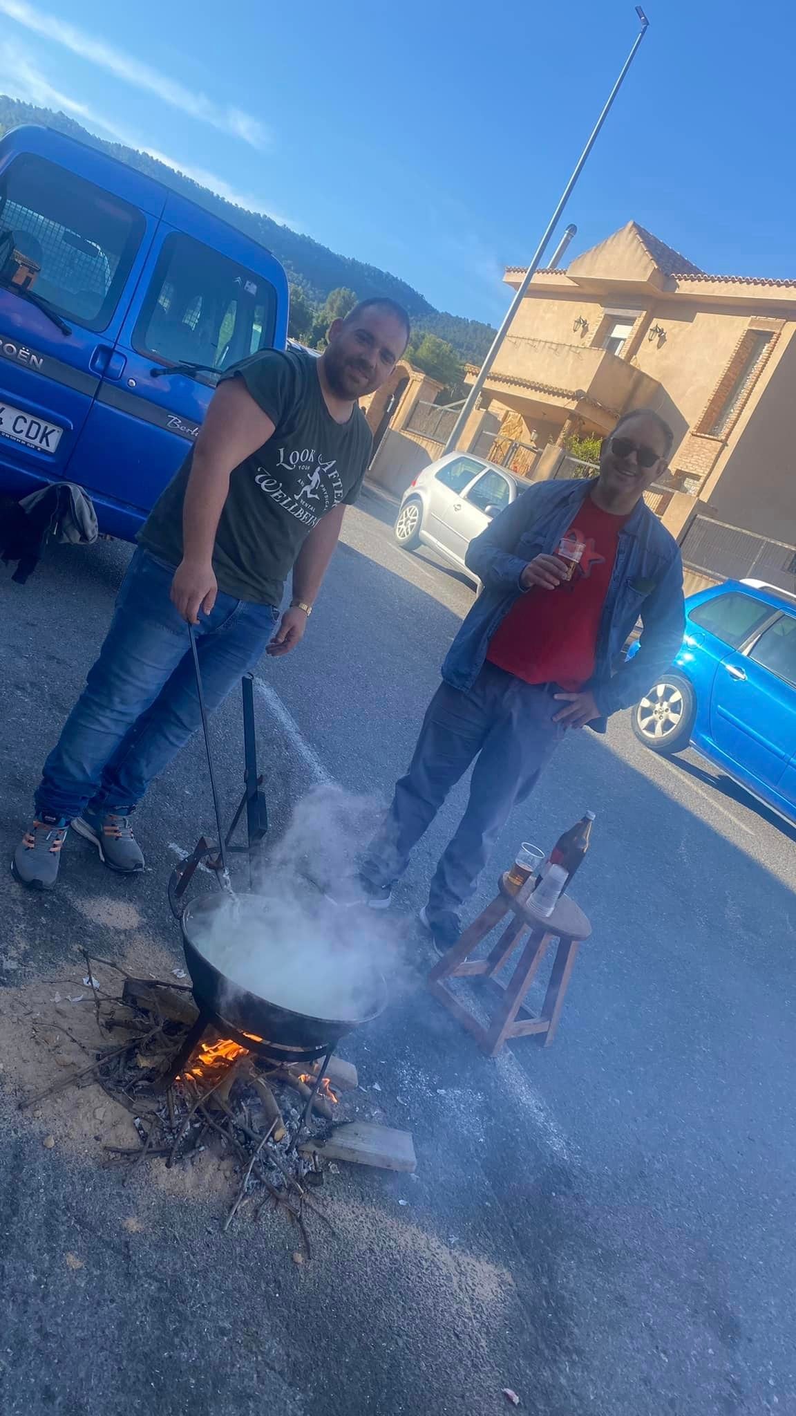 Almuerzo festero de los maseros de Biar