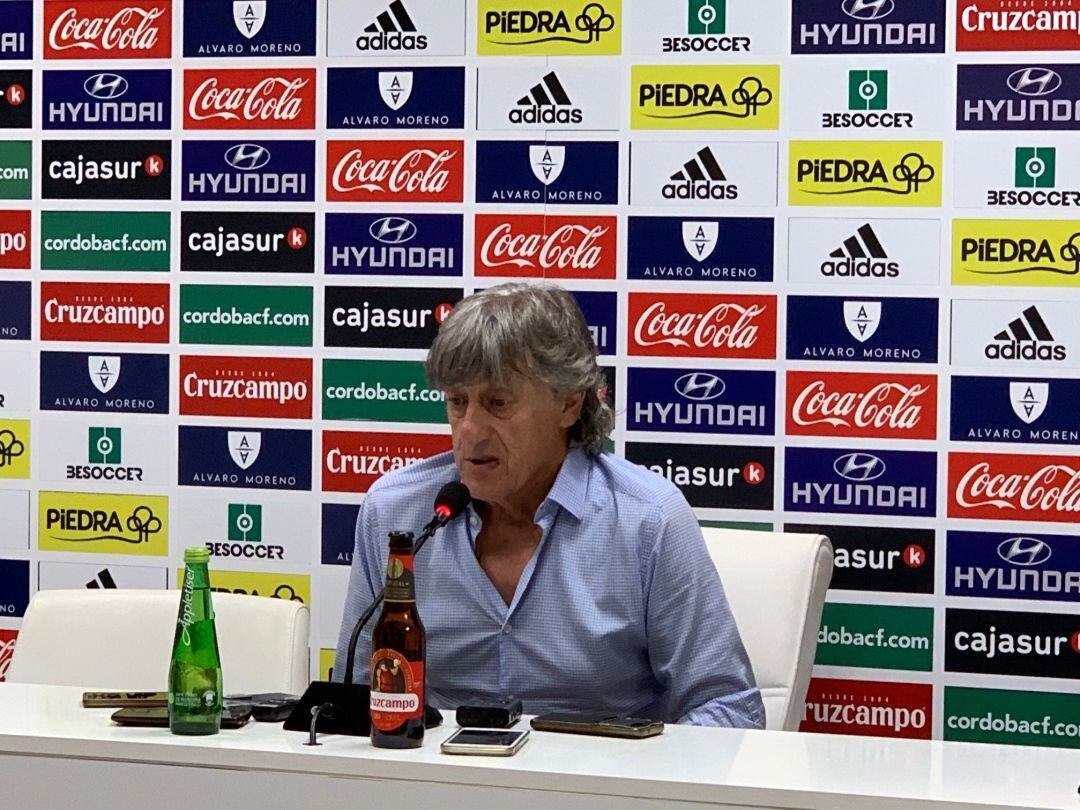 Enrique Martín, entrenador del Córdoba CF