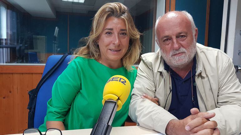 Teresa Huerta y Javier Gómez Acebo contertulios de La Ventana de Cantabria