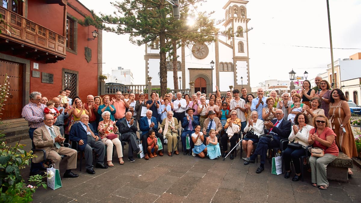 Los 12 hermanos Hernández Pérez; 1.060 años para un récord Guinness de longevidad en Gran Canaria