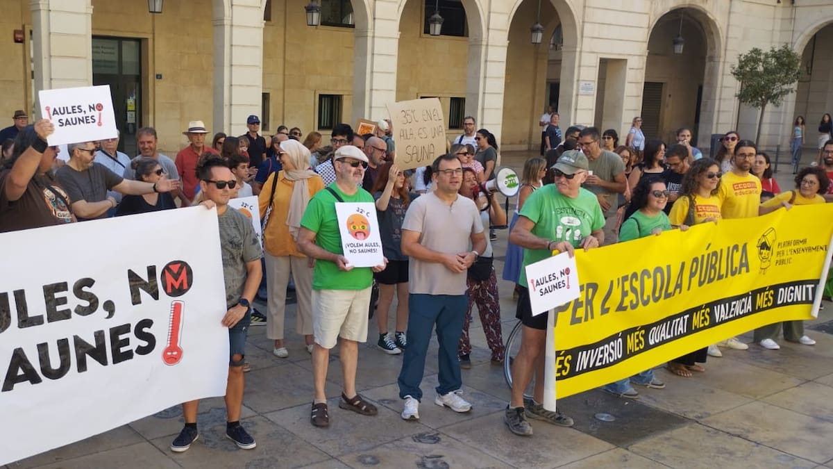 Ismel Vicedo, portavoz de la Plataforma por la Enseñanza Pública: Necesitamos un plan de inversiones para los centros educativos de Alicante
