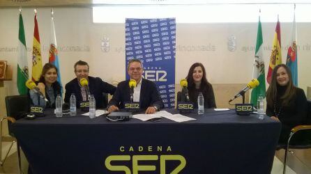 Salomón Hachuel,Javier Fernández,Berta Expósito y Cristina García