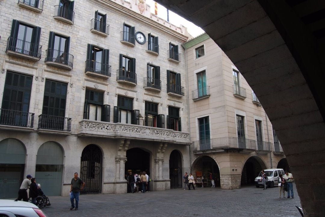 Façana de l&#039;Ajuntament de Girona