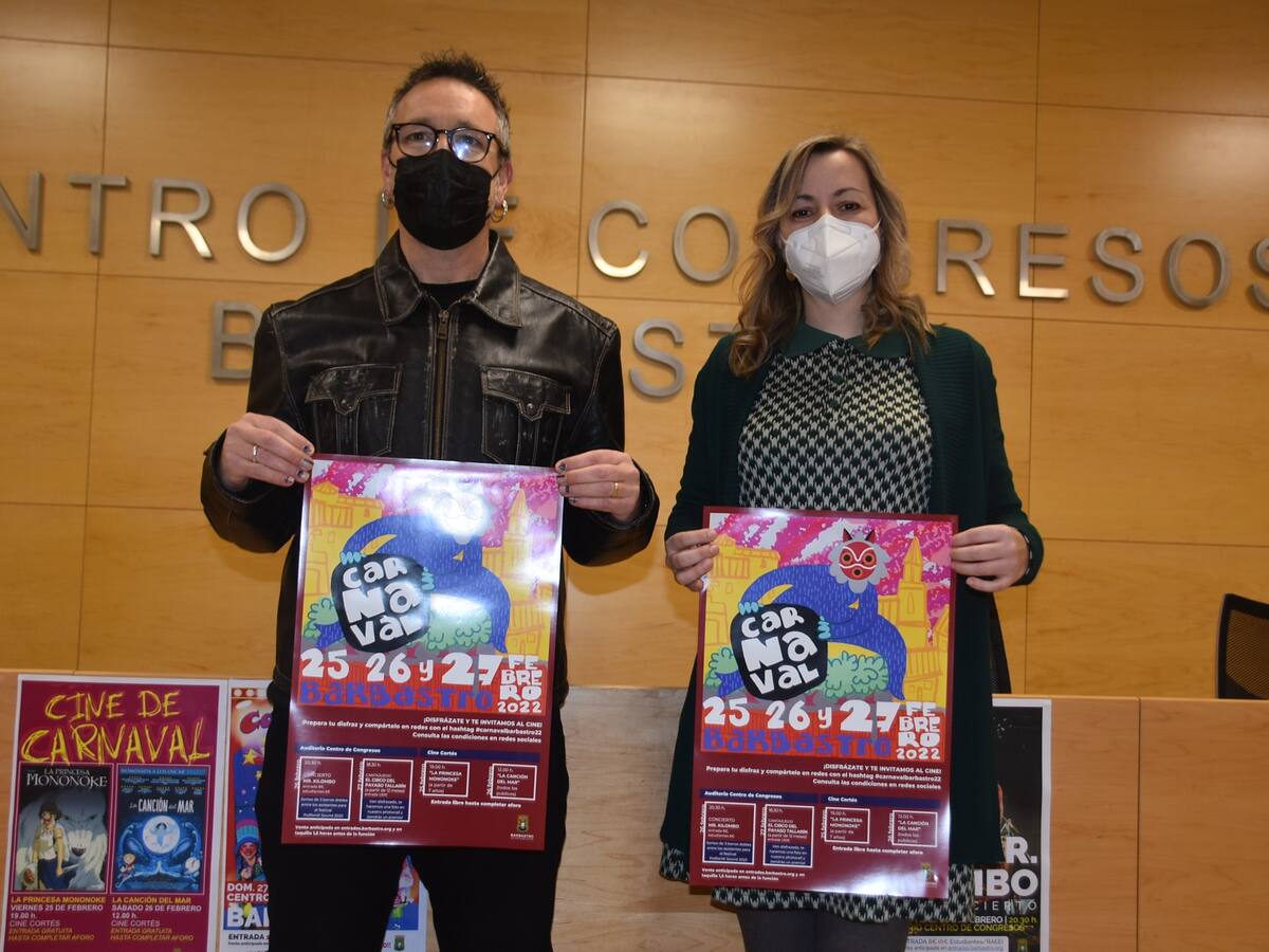 Música y cine en el programa del carnaval 2022 en Barbastro