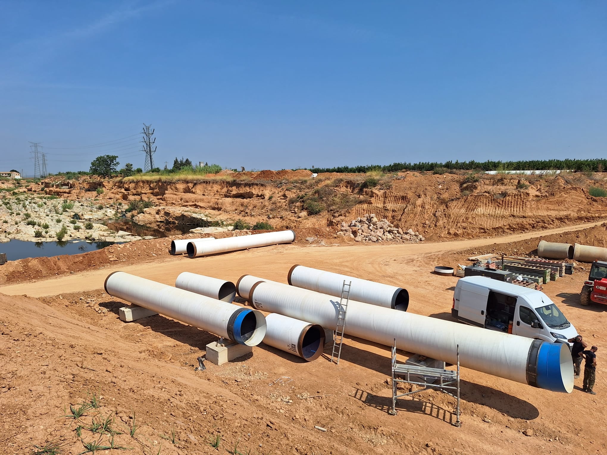 Acueducto canal Júcar-Turia en el barranco del Poyo