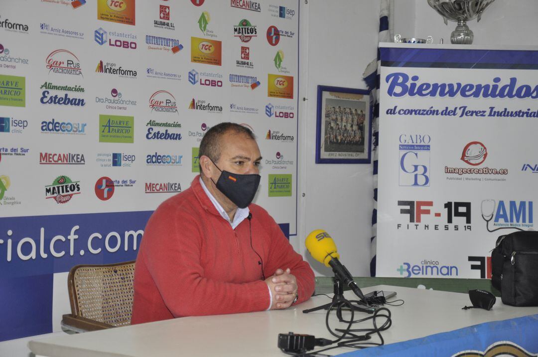 Javi Rivas, entrenador del Jerez Industrial CF