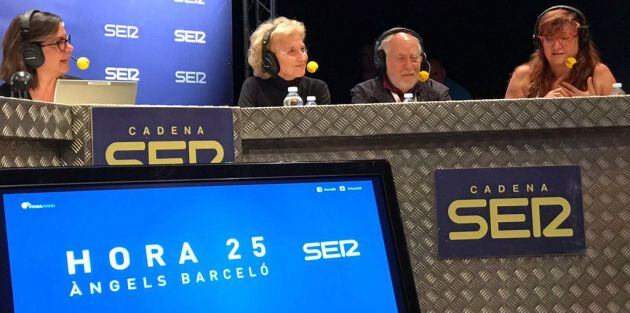 Marisa Paredes, Arturo Ripstein e Isabel Coixet junto a Angels Barceló en el programa especial desde Valladolid