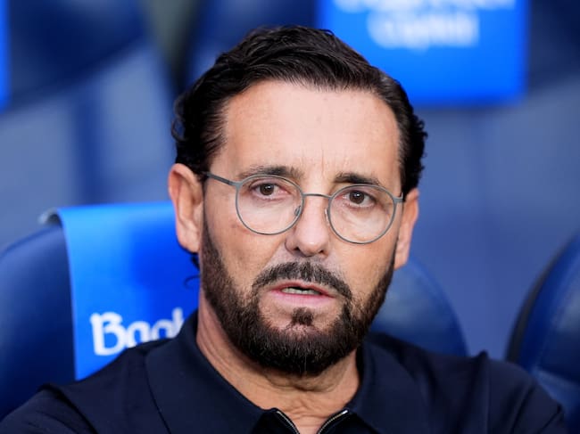 Bordalás en un partido de liga