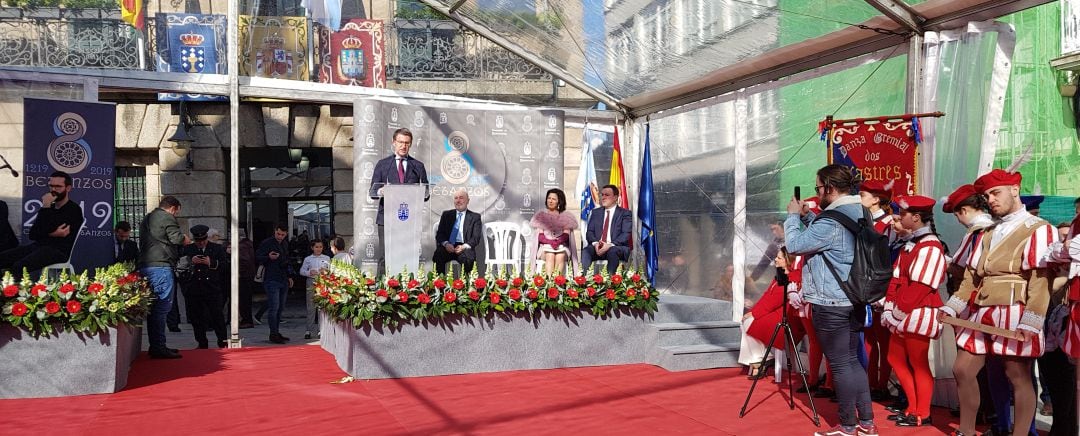 Alberto Núñez Feijoo en Betanzos