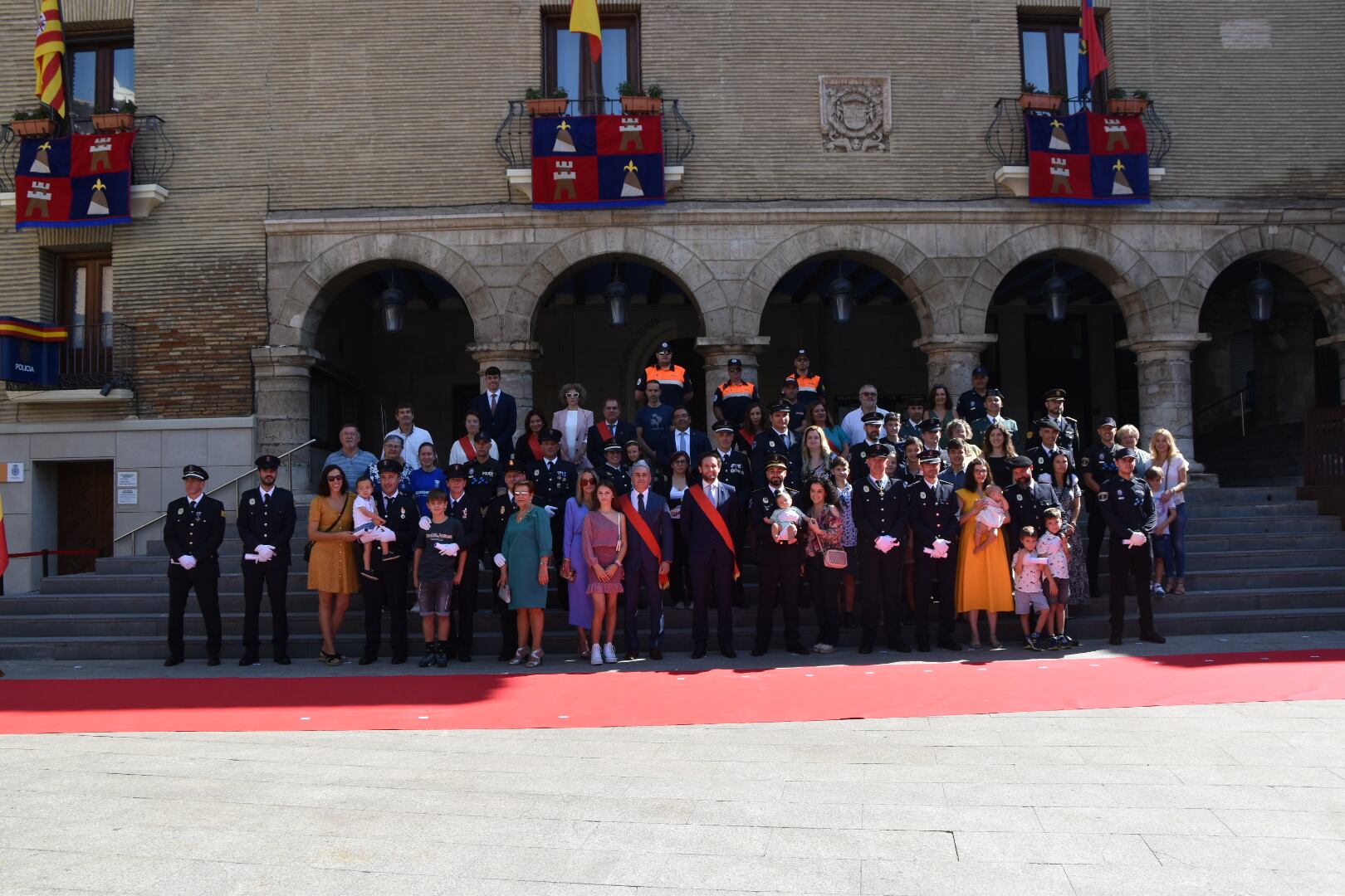 La policía Local de Monzón celebra la fiesta de los Ángeles Custodios