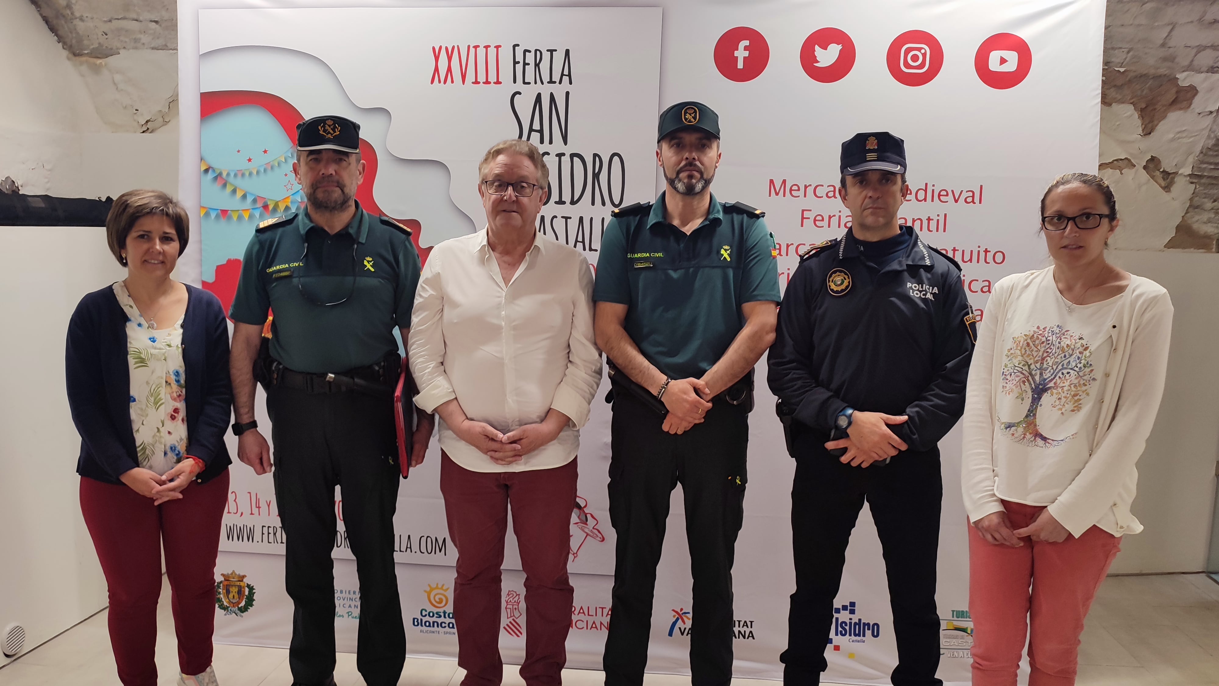 Participantes en el Plan Seguridad Feria San Isidro