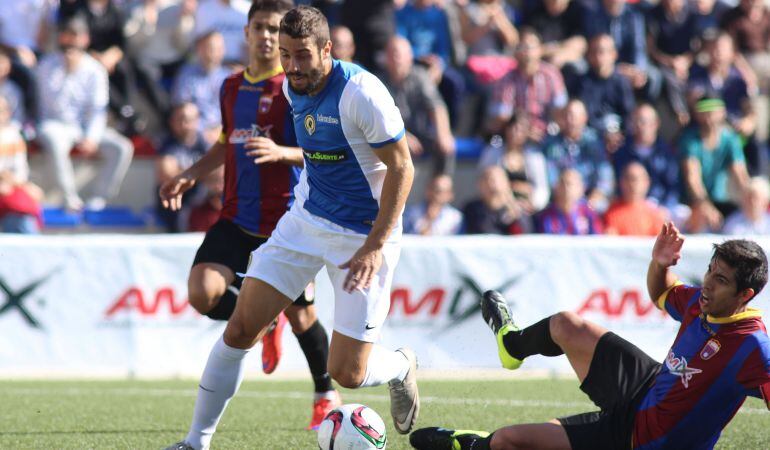 Mariano durante un partido de liga