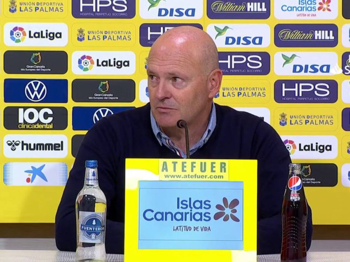 Mel: "En el tiempo que llevo en Las Palmas el Tenerife ha tenido siete entrenadores; esto es fútbol"