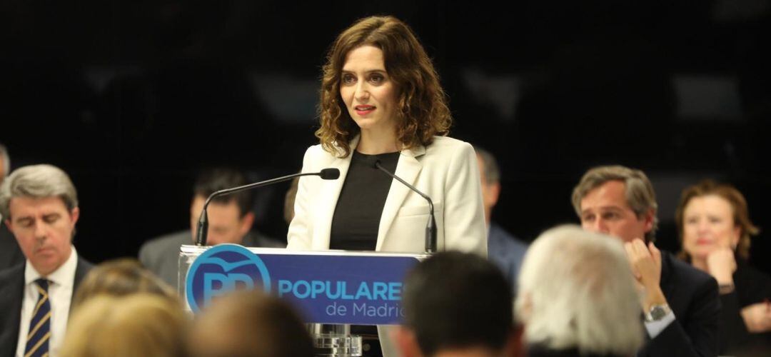 La portavoz del PP de Madrid, Isabel Díaz Ayuso