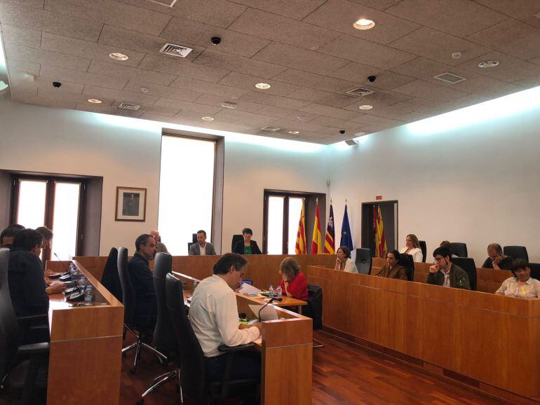 Imagen del pleno del Ayuntamiento de Ibiza