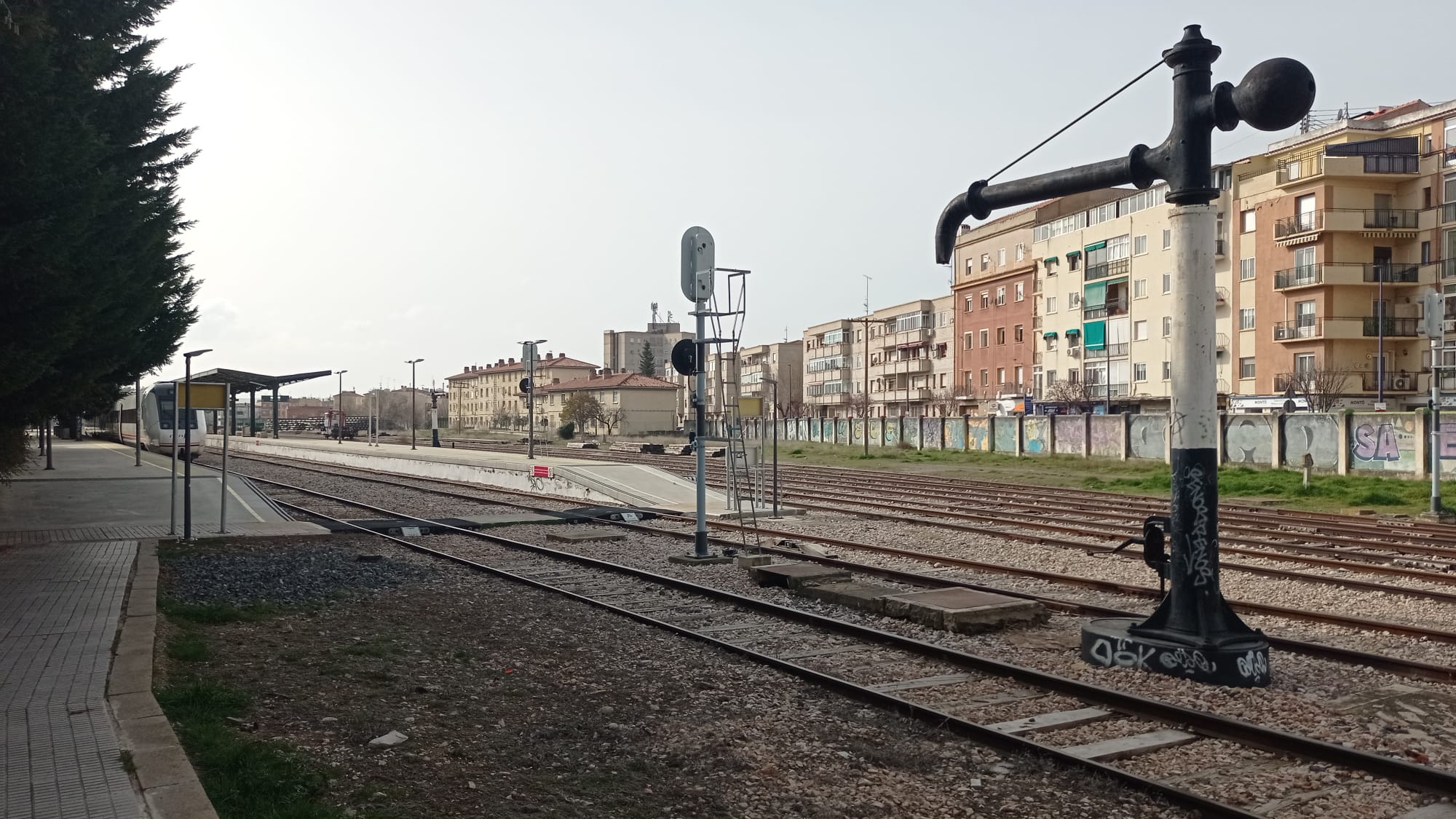 Estación del tren convencional en la capital conquense