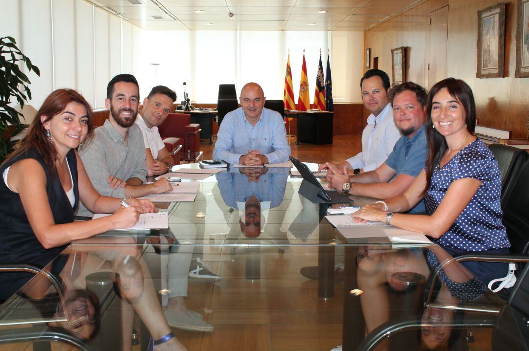 Un momento durante la reunión