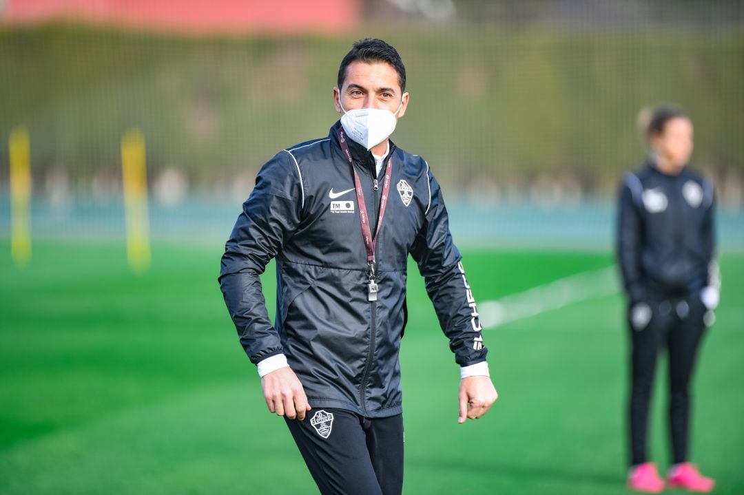 Francisco en su vuelta a los entrenamientos tras superar el Covid