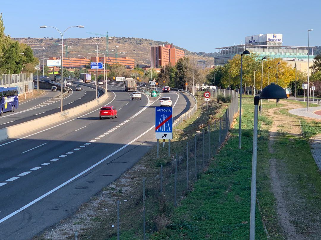 Autovía A2 a su paso por Guadalajara