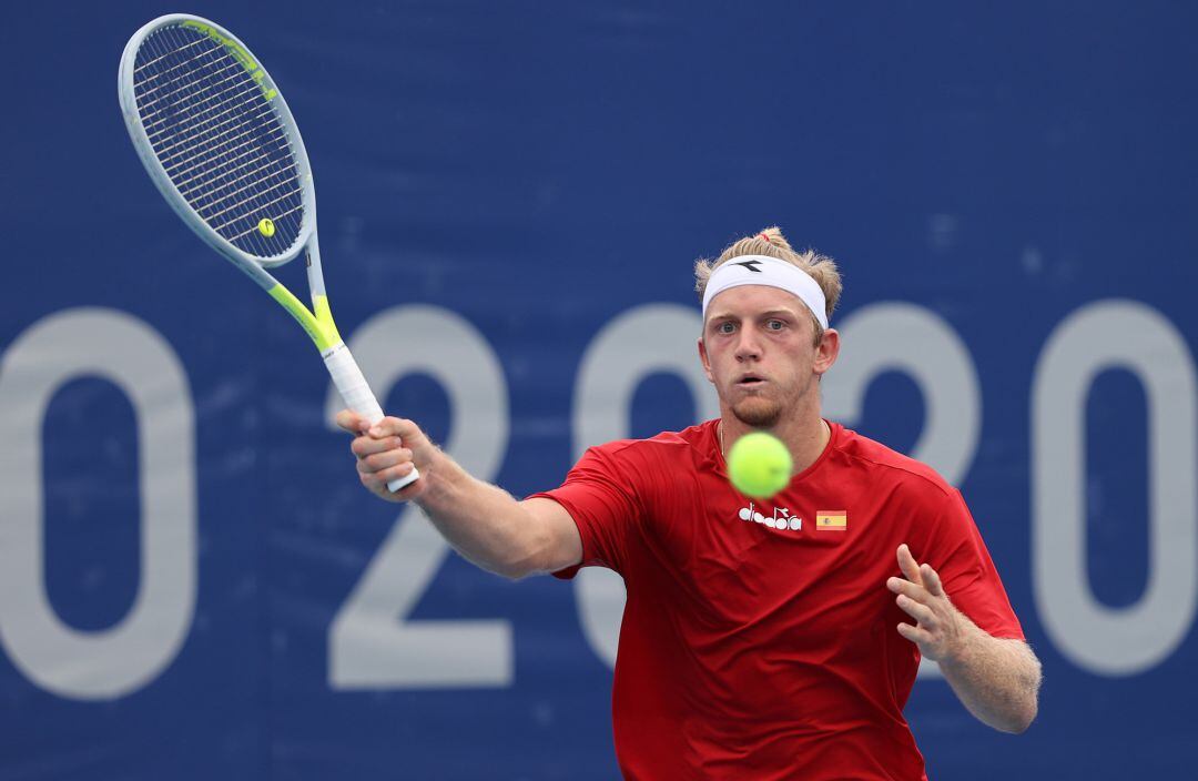 Davidovich no pudo con Djokovic en octavos de final. 