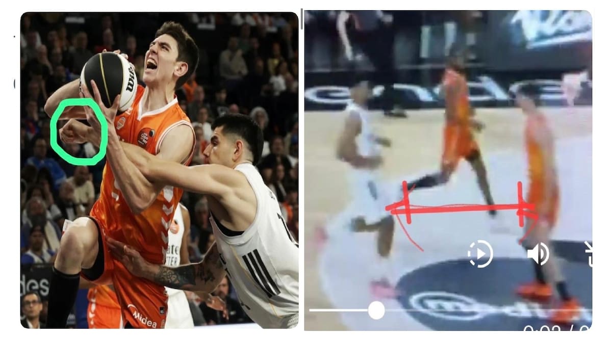 Pedro Martínez denuncia con capturas la carnicería arbitral que sufrió Valencia Basket contra el Real Madrid