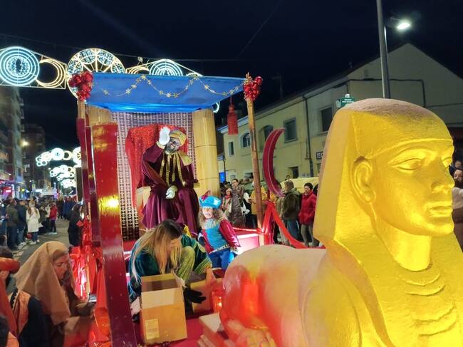 Baltasar saluda a la concurrencia