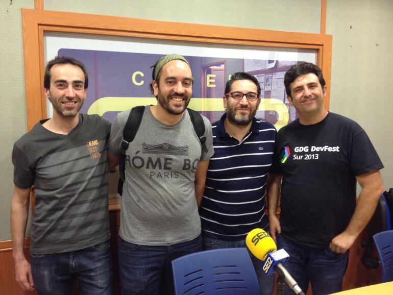 Julian de la Vega, Fernando Hidalgo, Marco Castilla y Miguel Ángel Calero