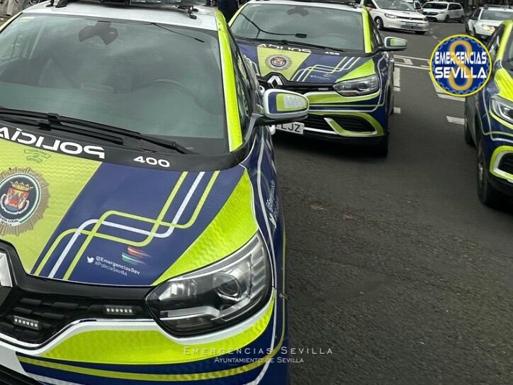 Un conductor bebido choca contra una para de la Policía Local en la avenida de Llanes.