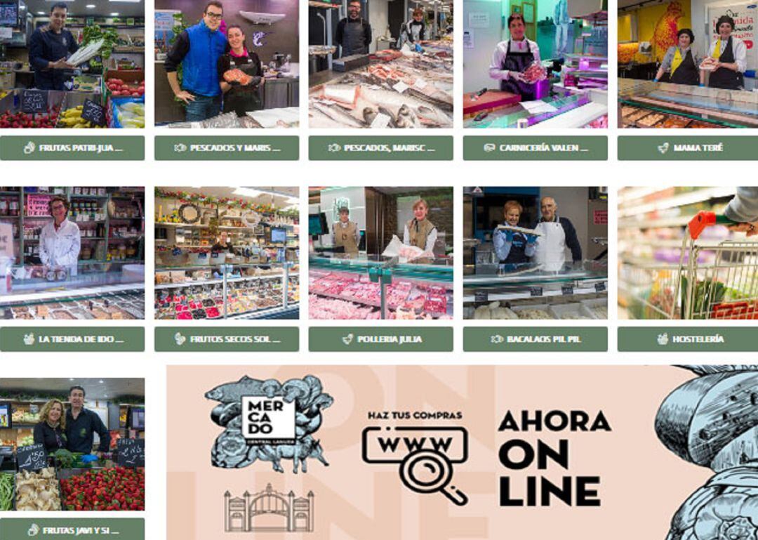 Mercado central de Zaragoza on line