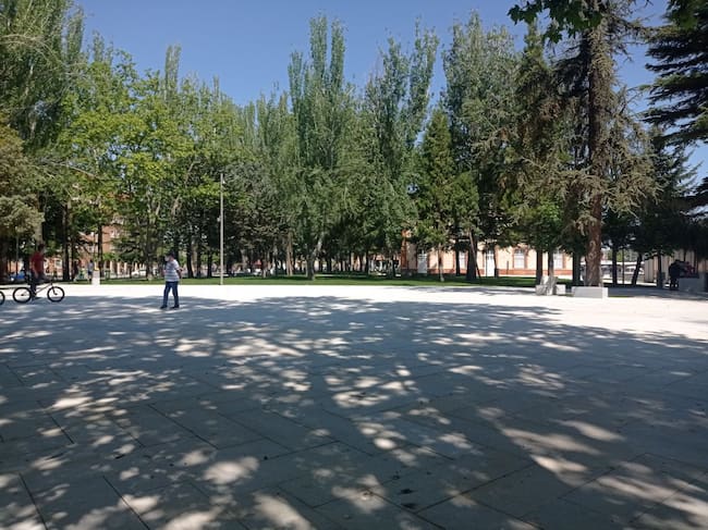 Los palentinos ya pueden disfrutar del parque de Jardinillos