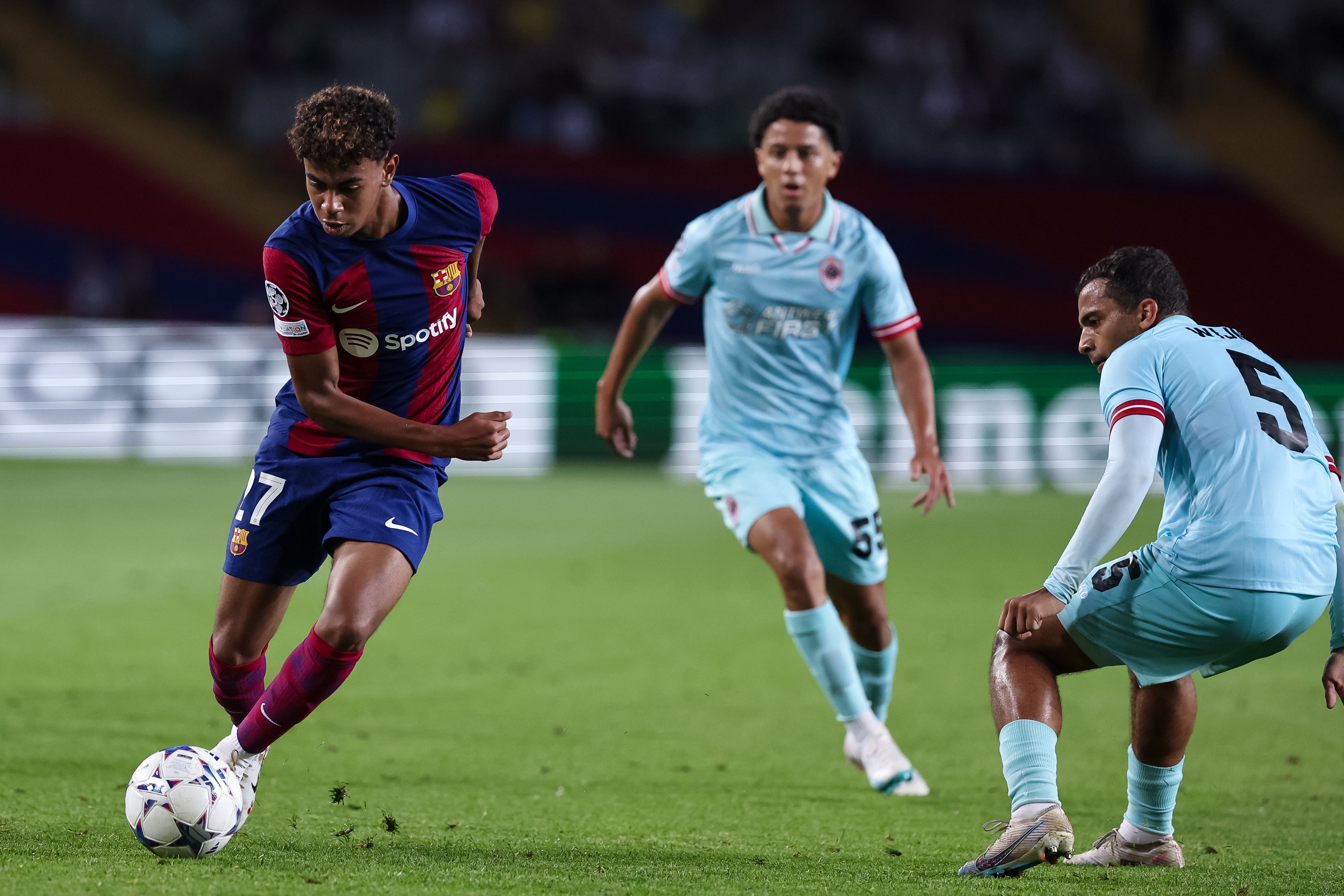 Amberes - Barcelona, partido de Champions League. (Photo by DAX Images/BSR Agency/Getty Images)