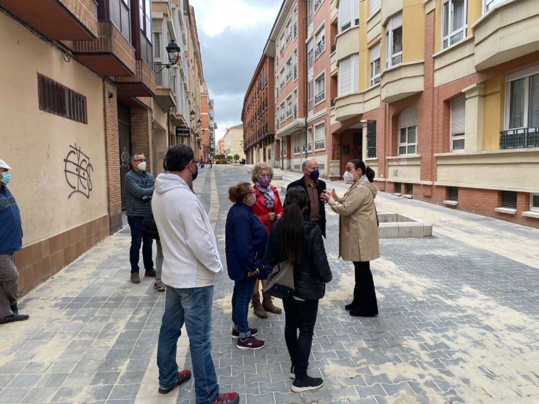 Representantes socialistas han visitado las obras