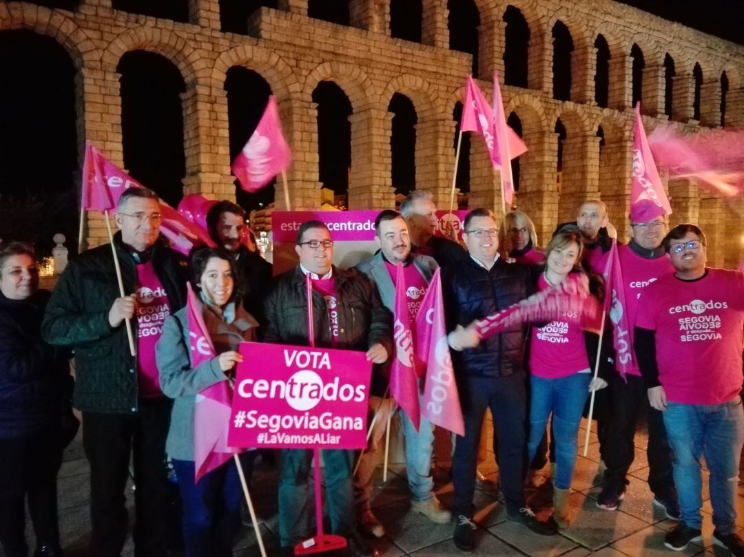 Inicio de campaña de Centrados en Segovia