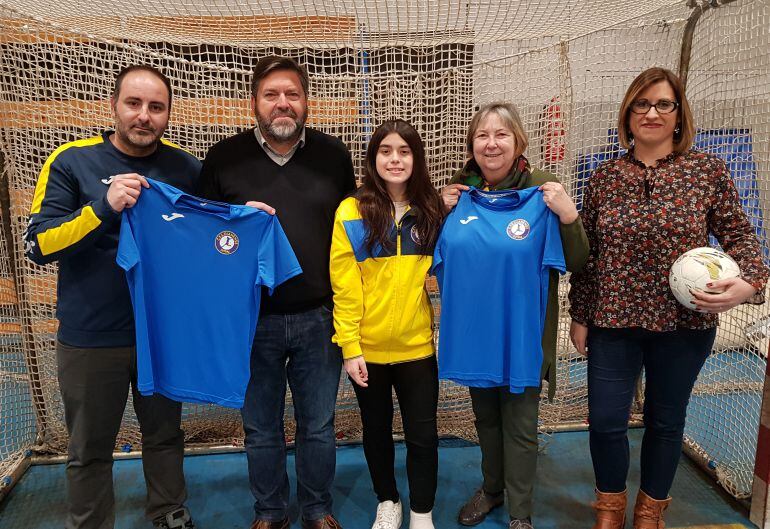 Presentación del recién creado equipo femenino del CFS Dianense Futsal.