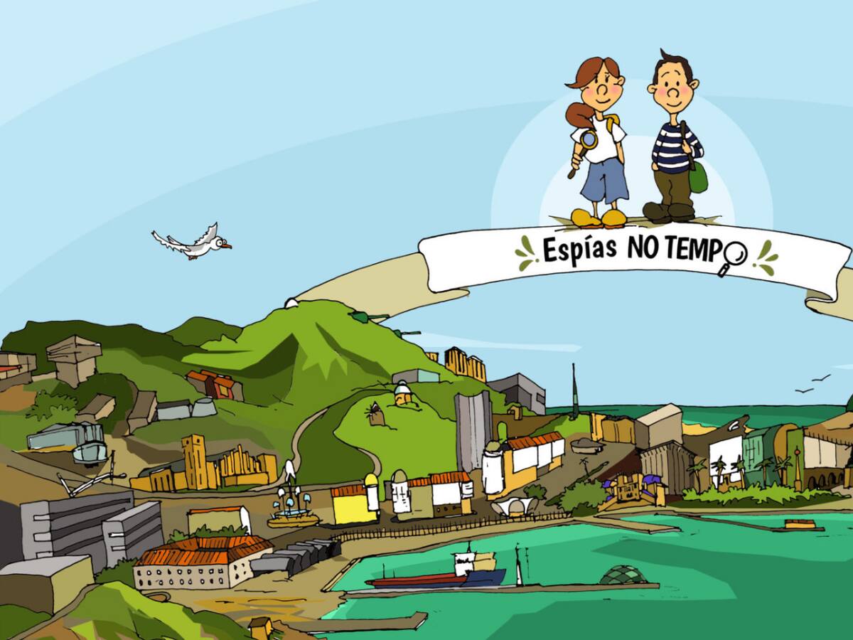 “Espías no tempo”: 500 escolares descubren la historia de A Coruña desde sus barrios