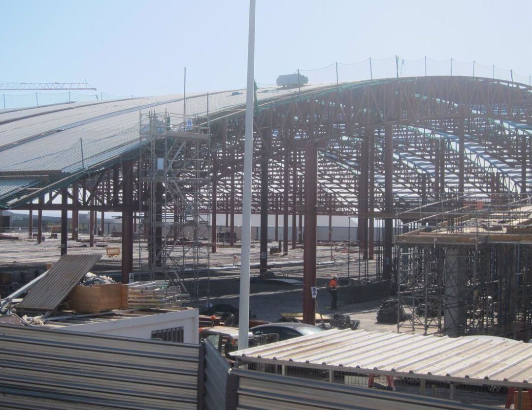 Obras en el sur de Tenerife.