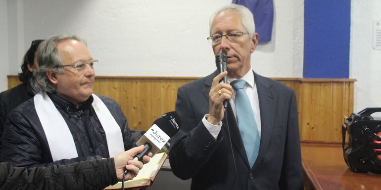 Rafael Coca el día de la inauguración de la sede del club 