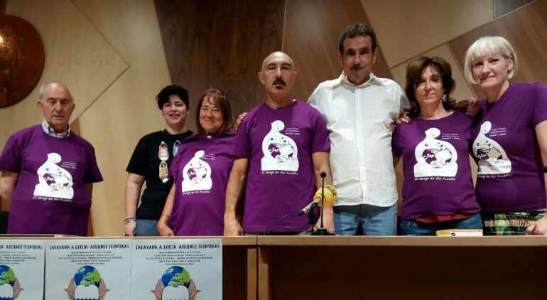 Los representantes de los colectivos que promueven la iniciativa