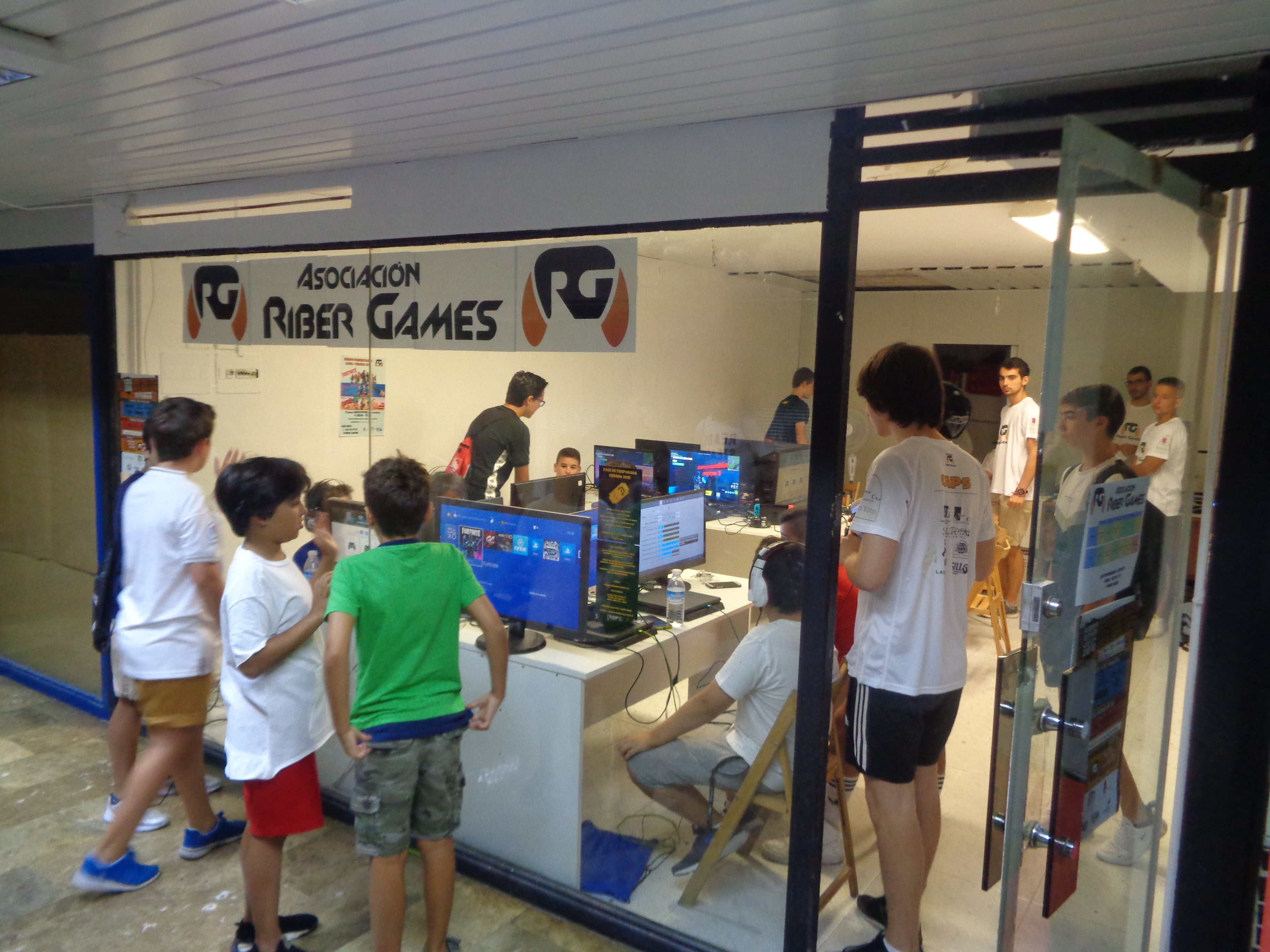 Imagen de archivo de una de las actividades realizadas por el colectivo arandino Riber Games