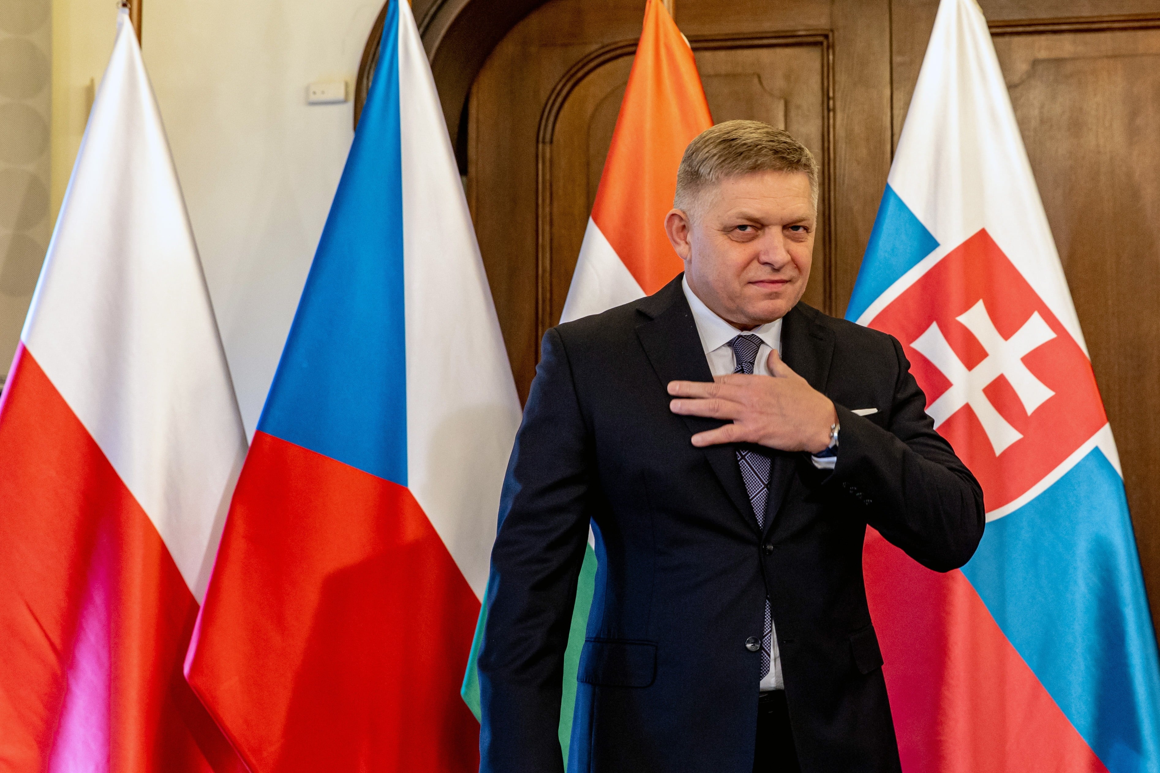 El primer ministro eslovaco, Robert Fico.