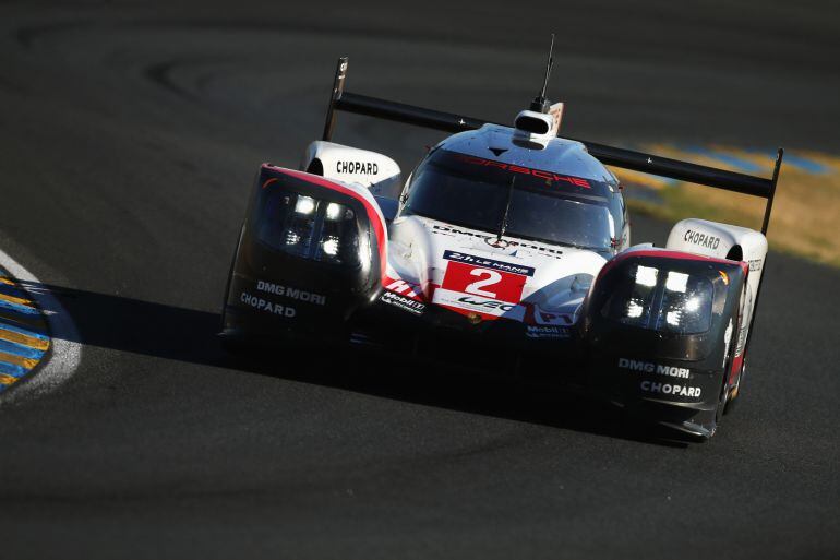 El Porsche nº2 en las 24 horas de Le Mans