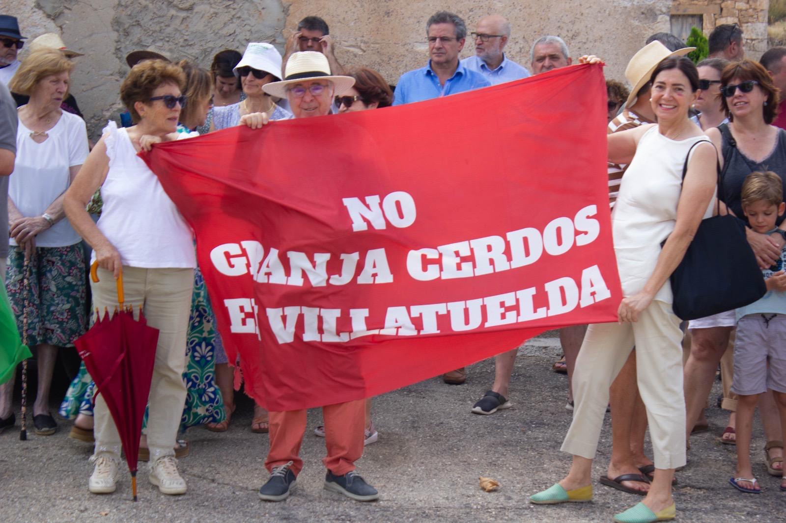 Una de las pancartas de la manifestación