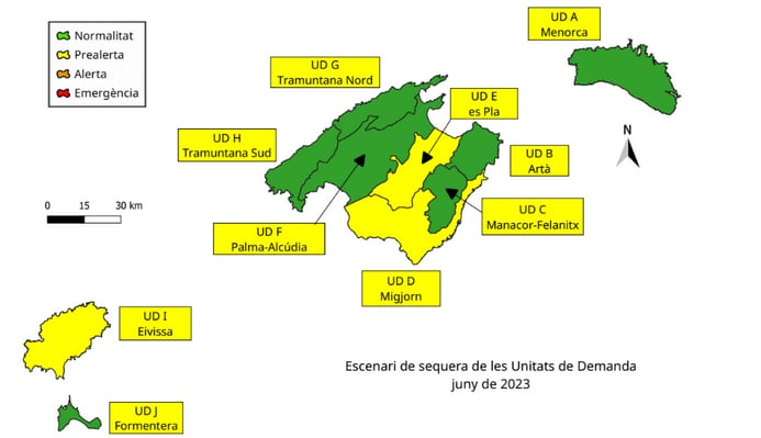 Imagen del la situación actual de los recursos hídricos