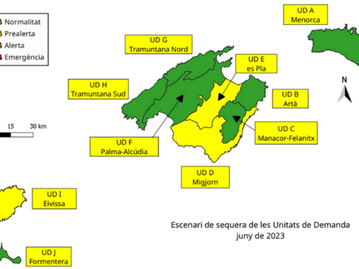 Las reservas hídricas suben ligeramente en Ibiza y se desploman en Formentera