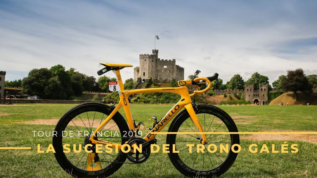 La bicicleta con la que Geraint Thomas venció el Tour, en Gales