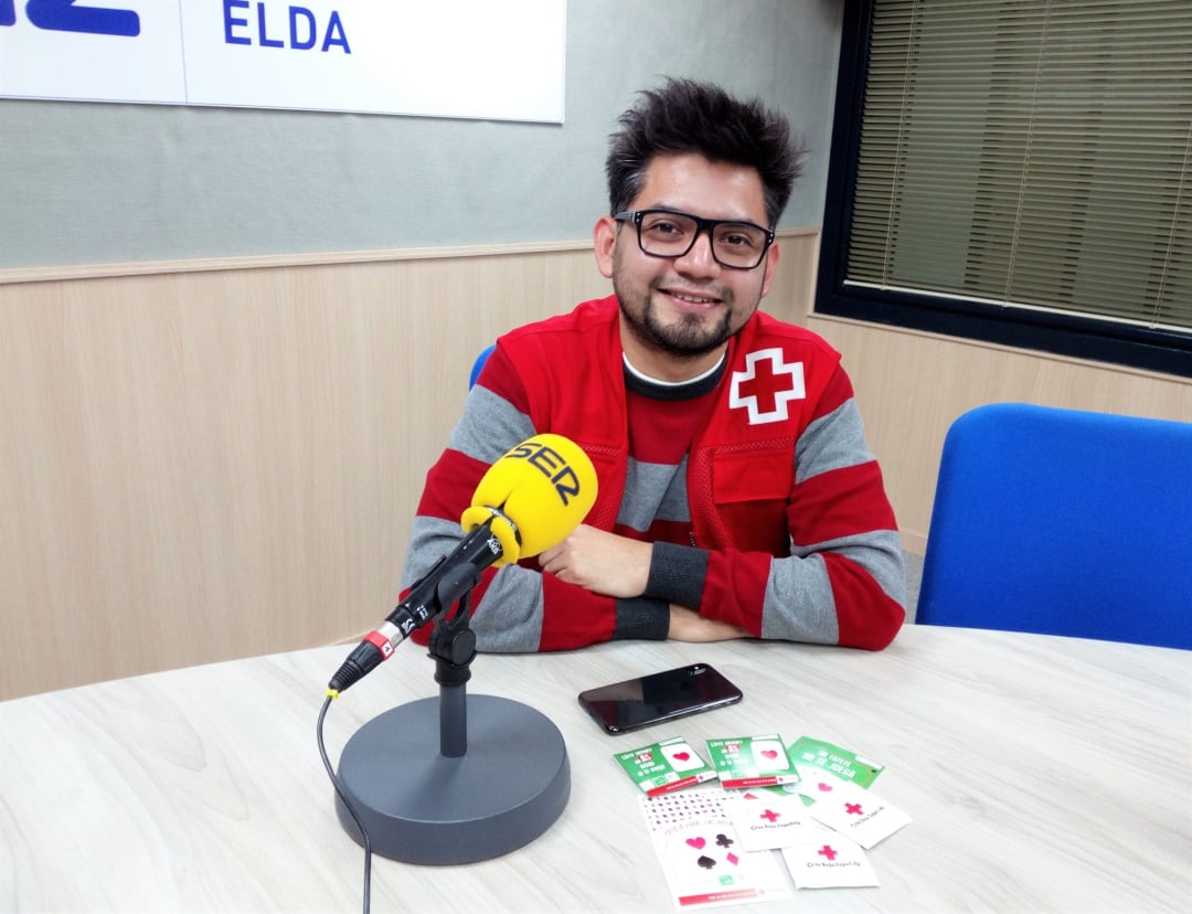 Gustavo López, vicepresidente de Cruz Roja Elda, en Radio Elda SER