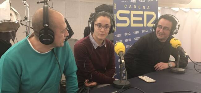Carlos Raúl, Amaia y Peñas en el escenario de SOLINAVIDAD