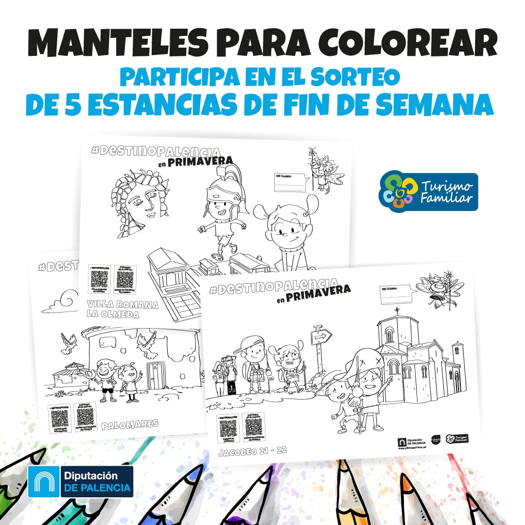 La Diputación de Palencia pone en marcha una nueva iniciativa de promoción turísitica sorteando estancias de fin de semana familiar y regalos para los más pequeños